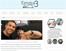 Tablet Screenshot of emmaand3.com